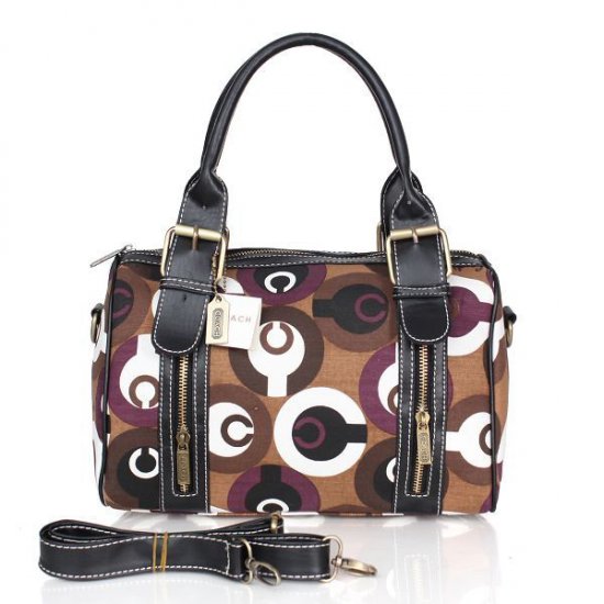 Coach Poppy In Signature Medium Coffee Luggage Bags CEA | Women